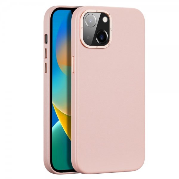 Dux Ducis iPhone 14 Cover Grit Series MagSafe Lyserød