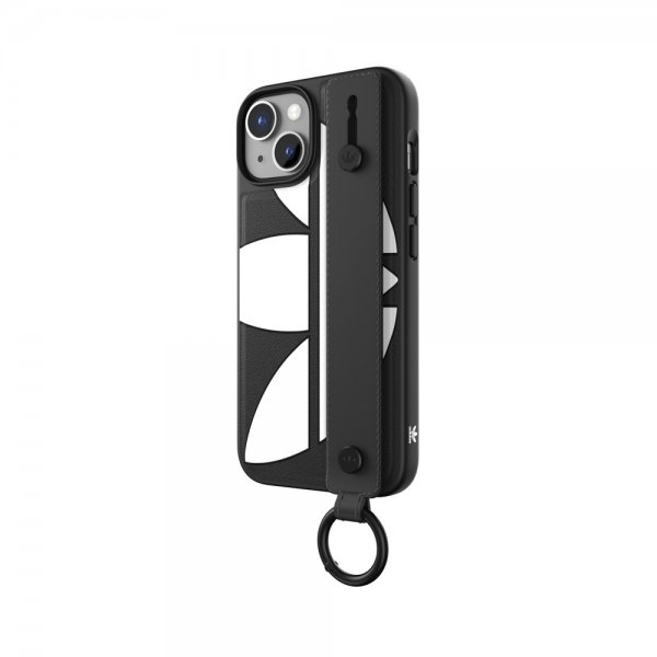 Adidas iPhone 14 Cover Handstrap Case Sort Hvid