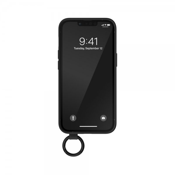 Adidas iPhone 14 Cover Handstrap Case Sort Hvid