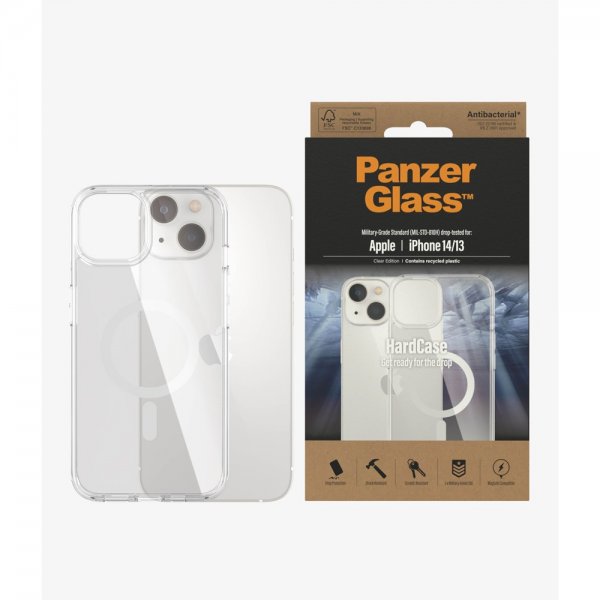 PanzerGlass iPhone 13/iPhone 14 Cover HardCase MagSafe Transparent