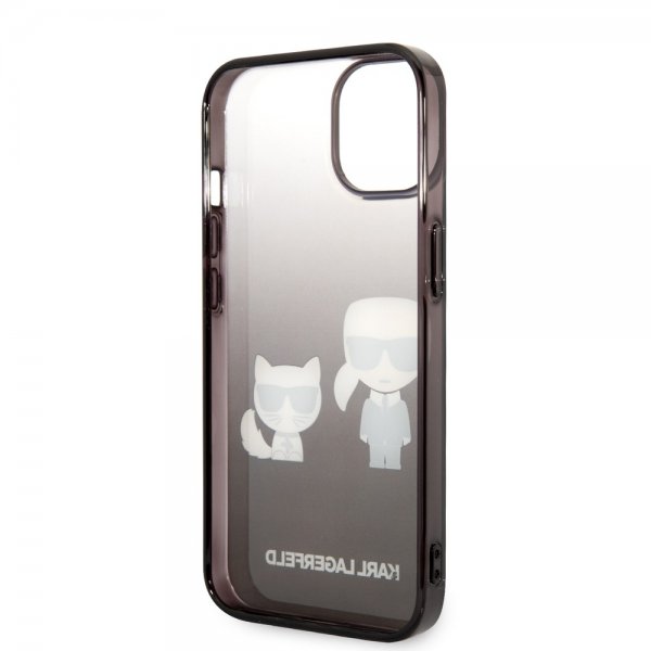Karl Lagerfeld iPhone 14 Cover Karl & Choupette Gradient Sort