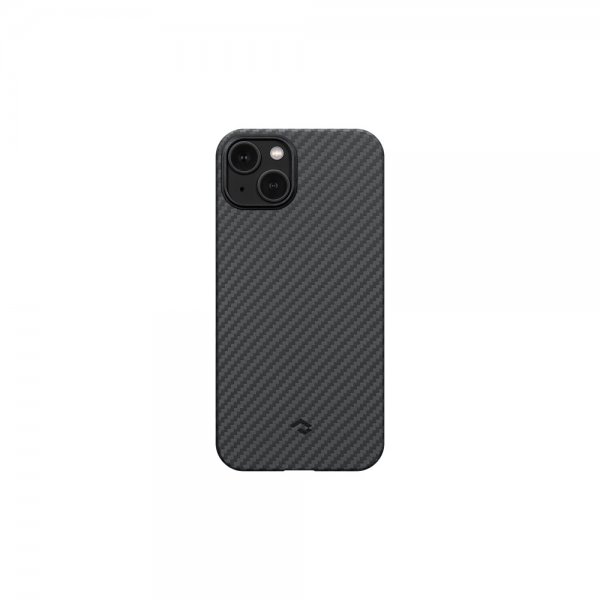 Pitaka iPhone 14 Cover MagEZ Case 3 Sort/Grå Twill