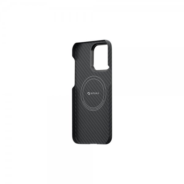Pitaka iPhone 14 Cover MagEZ Case 3 Sort/Grå Twill