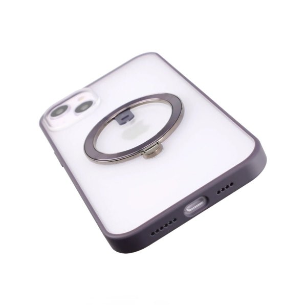 Rvelon iPhone 14 Cover MagSafe Ring Lilla