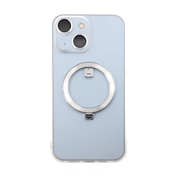 Rvelon iPhone 14 Cover MagSafe Ring Hvid