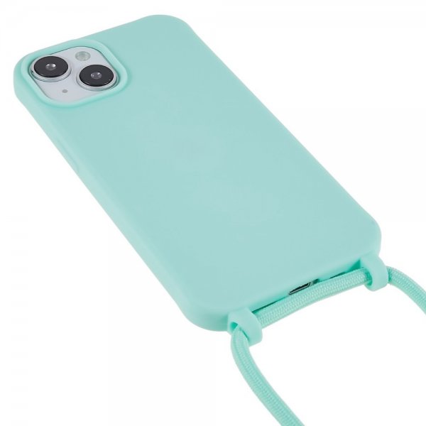 iPhone 14 Cover med Strop Grøn