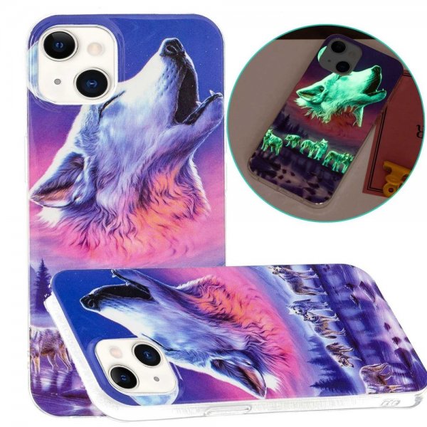iPhone 14 Cover Motiv Hylende Ulv