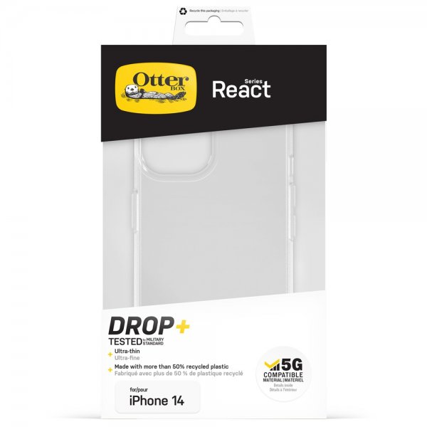 Otterbox iPhone 14 Cover React Clear