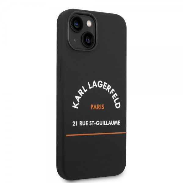Karl Lagerfeld iPhone 14 Cover Rue St Guillaume Sort