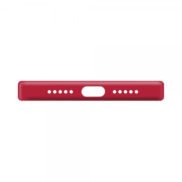 Xqisit iPhone 14 Cover Silicone Case Rød