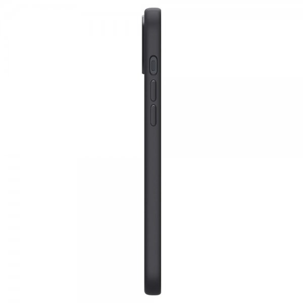 Spigen iPhone 14 Cover Silicone Fit MagFit Sort