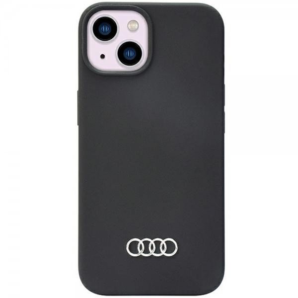 Audi iPhone 14 Cover Silikone Sort