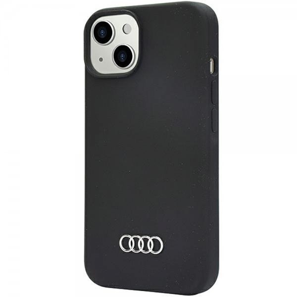 Audi iPhone 14 Cover Silikone Sort