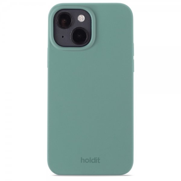 holdit iPhone 14 Cover Silikone Moss Green