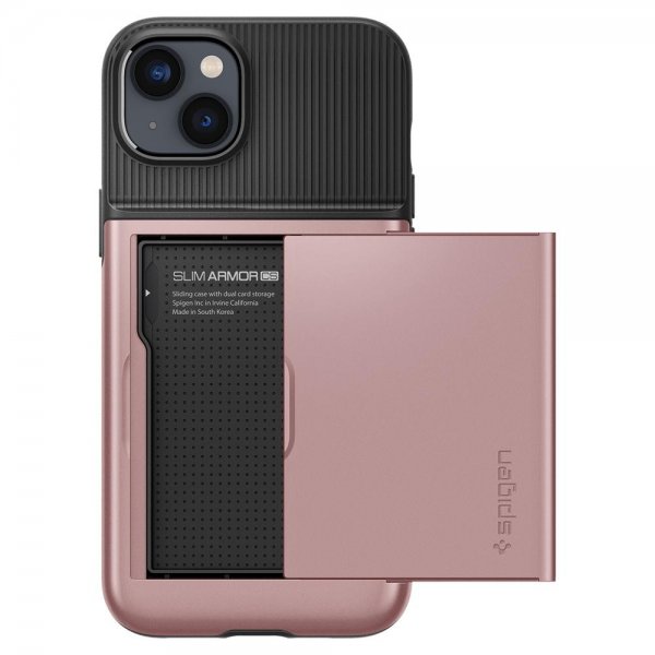 Spigen iPhone 14 Cover Slim Armor CS Rose Gold