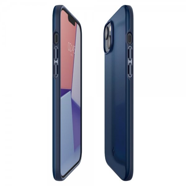 Spigen iPhone 14 Cover Thin Fit Navy Blue