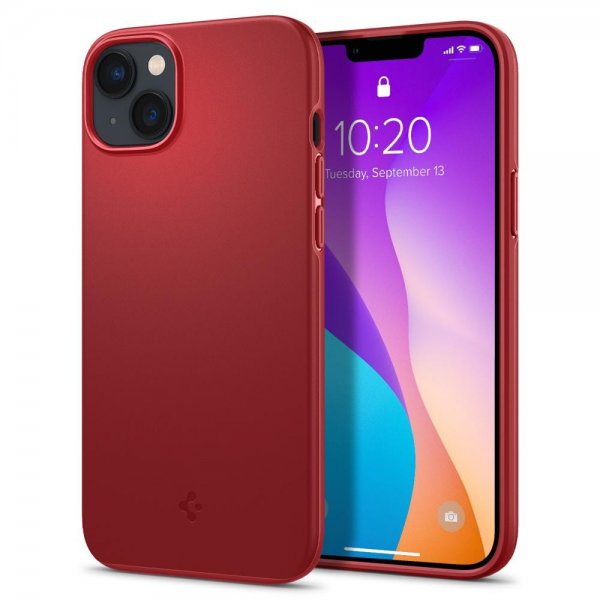 Spigen iPhone 14 Cover Thin Fit Rød