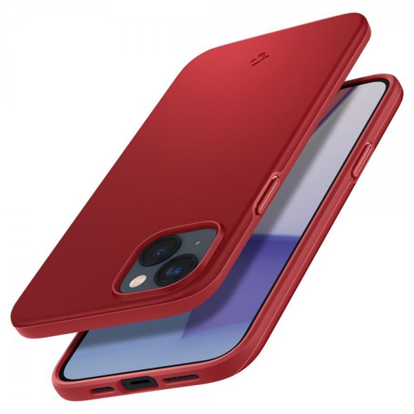Spigen iPhone 14 Cover Thin Fit Rød