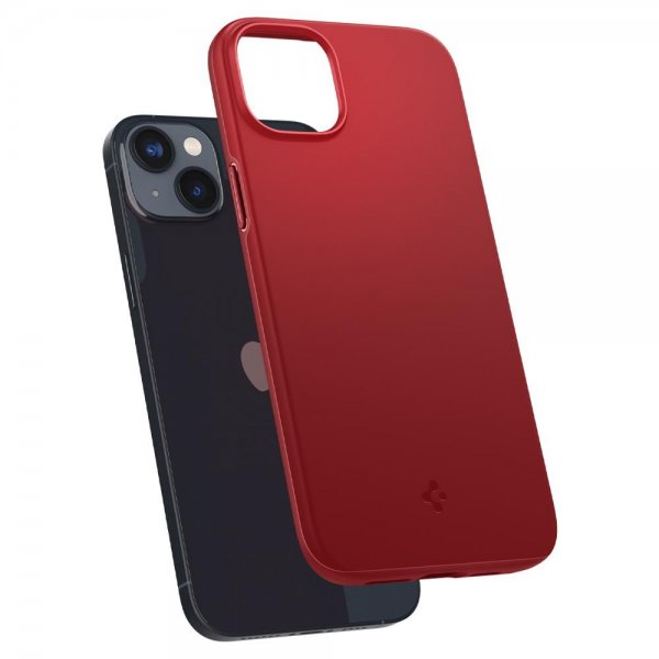 Spigen iPhone 14 Cover Thin Fit Rød