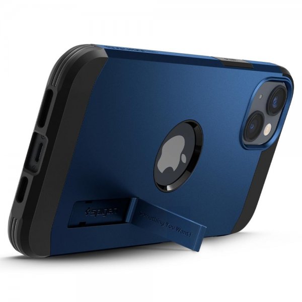 Spigen iPhone 14 Cover Tough Armor MagFit Navy Blue