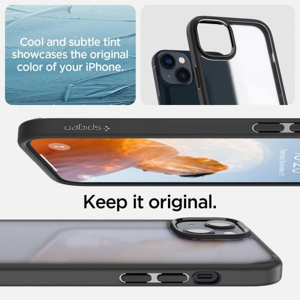 Spigen iPhone 14 Cover Ultra Hybrid Frost Black