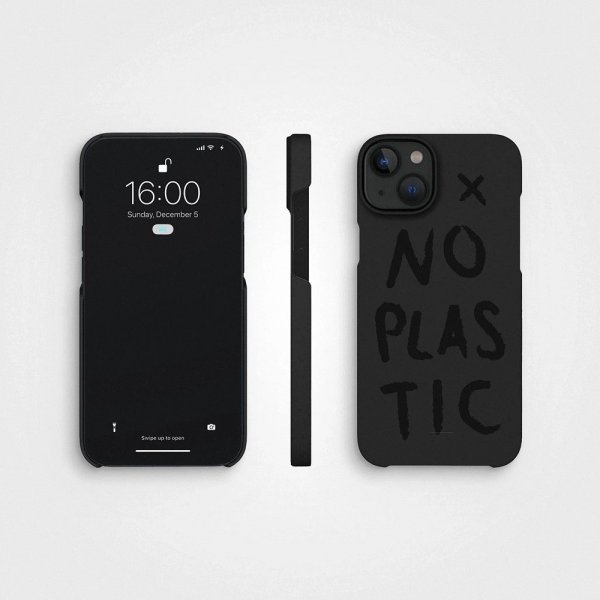 agood company iPhone 14 Cover Växtbaseret No Plastic Charcoal Sort