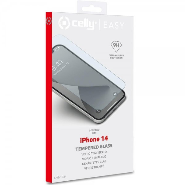 Celly iPhone 14 Skærmbeskyttelse EASY