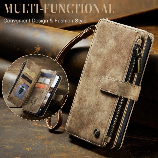 CaseMe iPhone 15 Etui C30 Series Brun