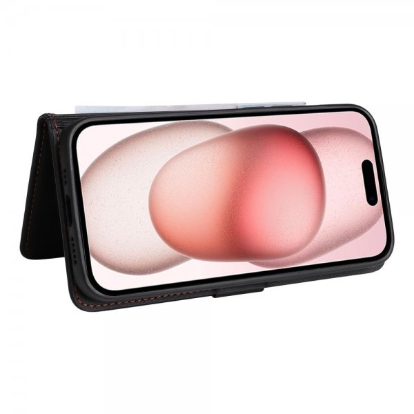 Betopnice iPhone 15 Cover med Aftageligt Cover 005 Sort