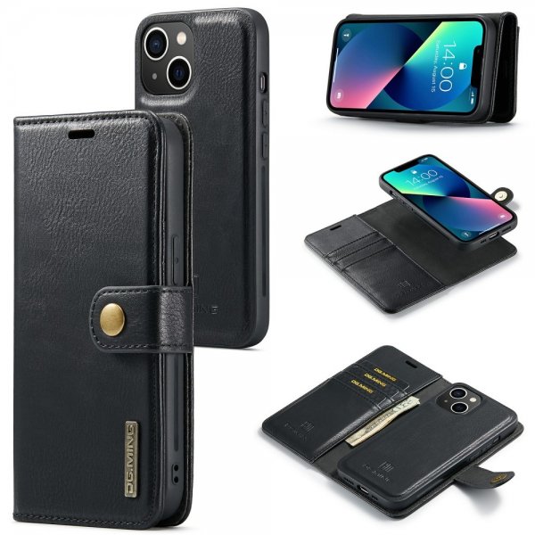 Dg.Ming iPhone 15 Cover med Aftageligt Cover Sort