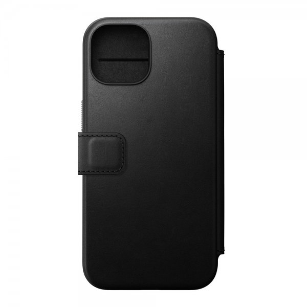 Nomad iPhone 15 Cover Modern Leather Folio Sort