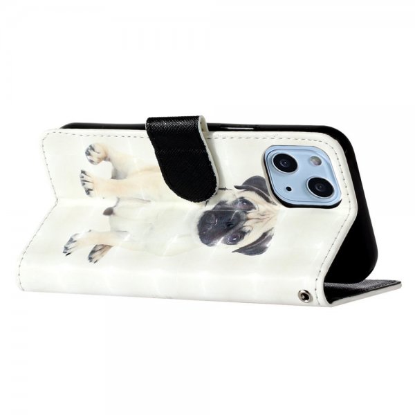 iPhone 15 Cover Motiv Mops