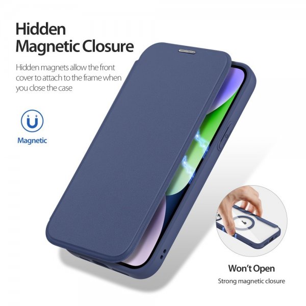 Dux Ducis iPhone 15 Cover Skin X Pro Series MagSafe Blå