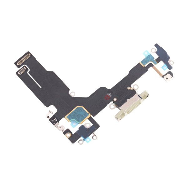 iPhone 15 Opladerstik med Flexkabel - Gul