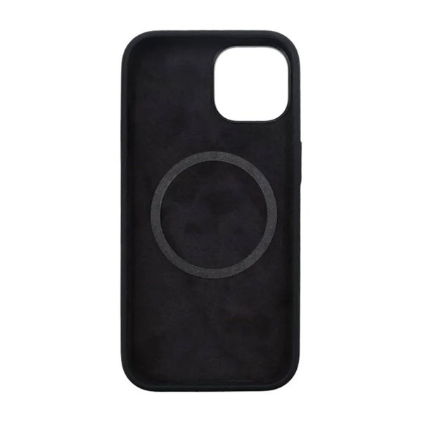 Rvelon iPhone 15 Cover Silikone MagSafe Sort