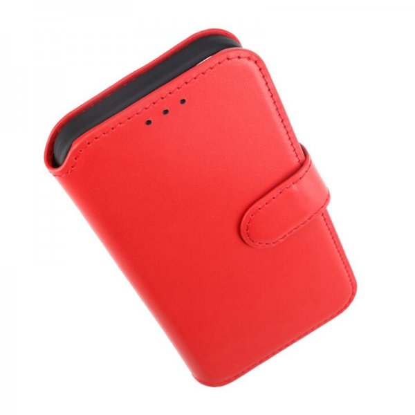 Rvelon iPhone 15 Cover Ægte Læder Rød