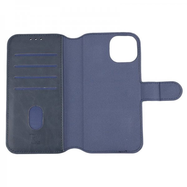 Rvelon iPhone 15 Cover Magnetisk Aftageligt Etui Blå