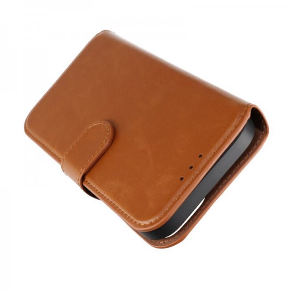Rvelon iPhone 15 Etui Magnetisk Aftagelig Skal Brun