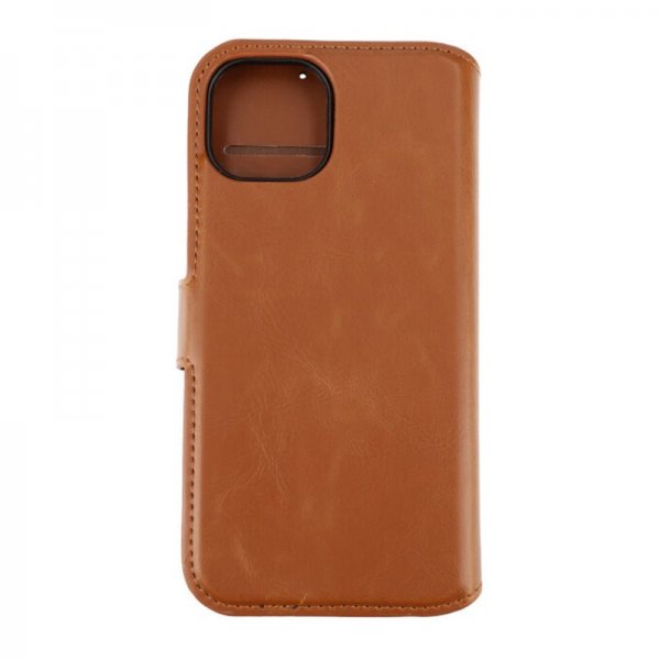 Rvelon iPhone 15 Etui Magnetisk Aftagelig Skal Brun