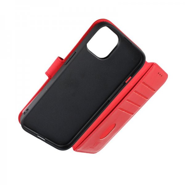 Rvelon iPhone 15 Cover Magnetisk Aftageligt Etui Rød