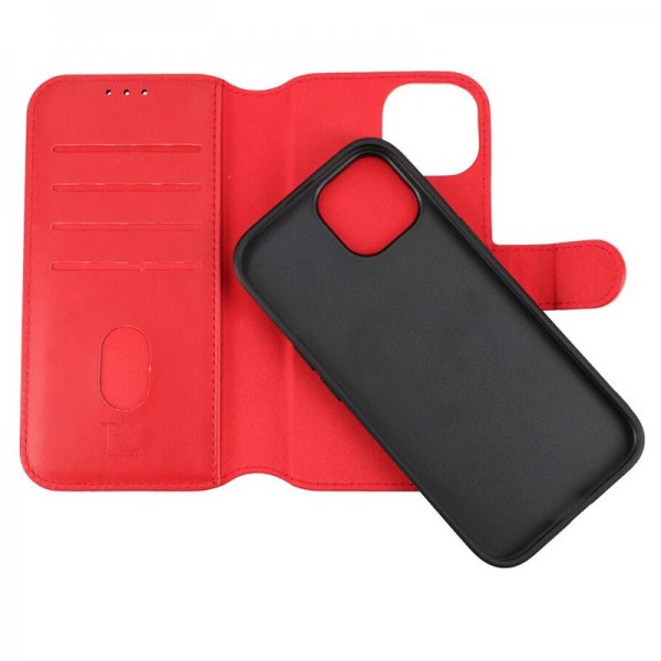 Rvelon iPhone 15 Cover Magnetisk Aftageligt Etui Rød