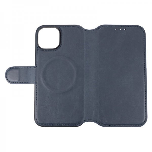 Rvelon iPhone 15 Cover 4 kortlommer MagSafe Blå