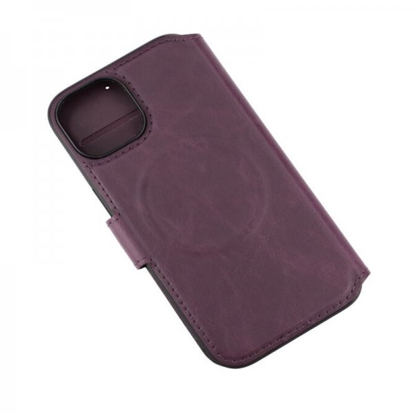 Rvelon iPhone 15 Cover 4 Kortrum MagSafe Lilla