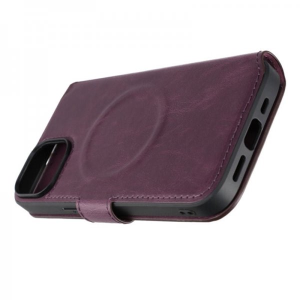 Rvelon iPhone 15 Cover 4 Kortrum MagSafe Lilla