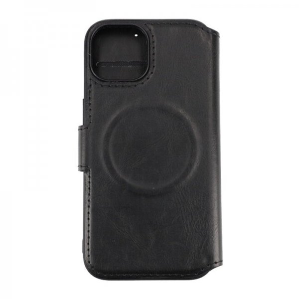 Rvelon iPhone 15 Cover 4 Kortrum MagSafe Sort