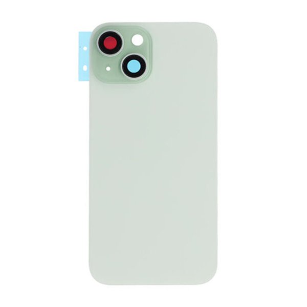 iPhone 15 Plus Bagside Glas med Magsafe Magnet - Grøn