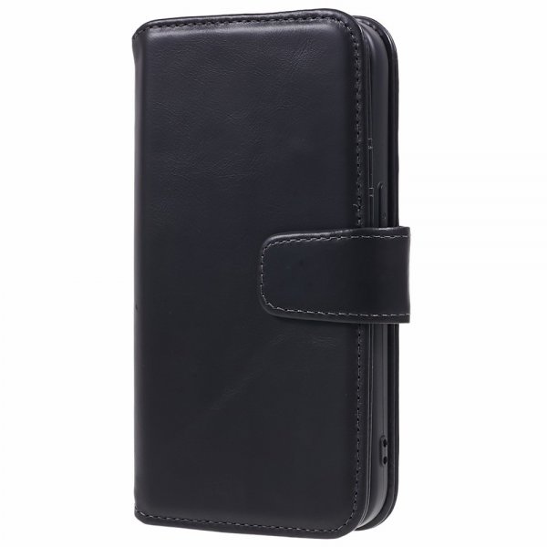 Nordic Covers iPhone 15 Plus Essential lædercover Ravnsort