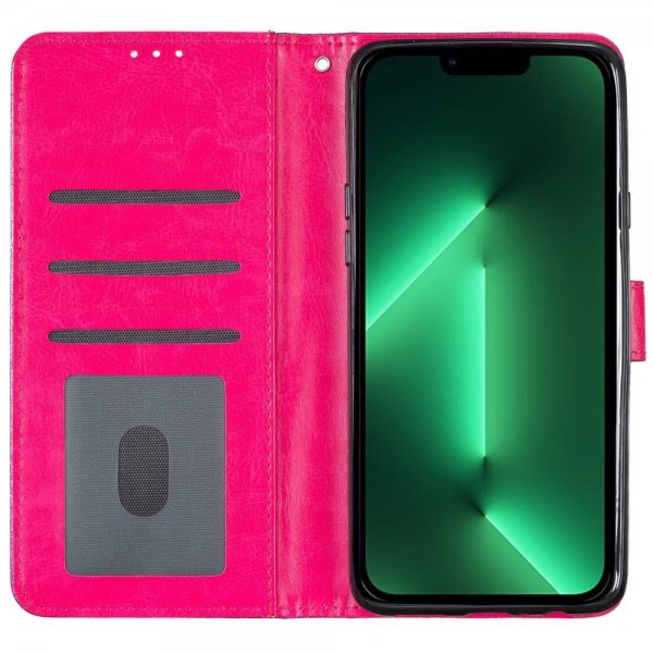 iPhone 15 Plus Cover Glitter Magenta