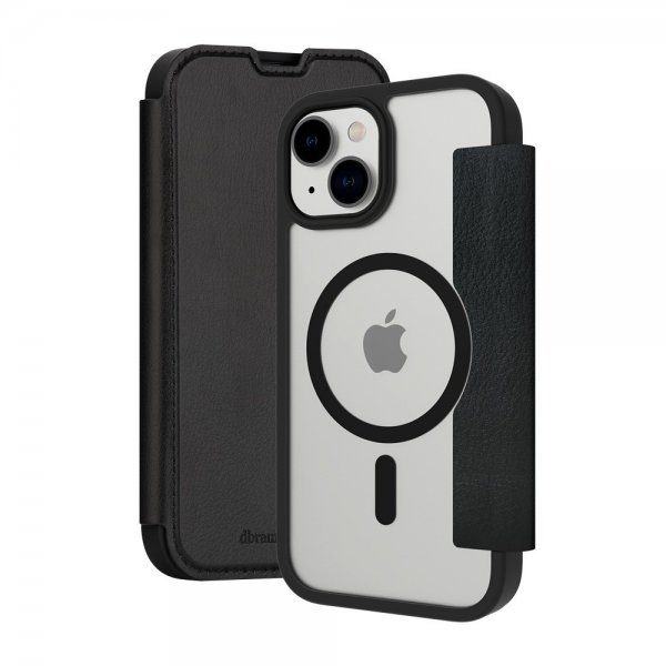 dbramante1928 iPhone 15 Plus Cover Helsinki MagSafe Clear/Black