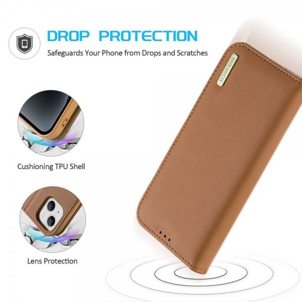 Dux Ducis iPhone 15 Plus Etui Hivo Series Brun